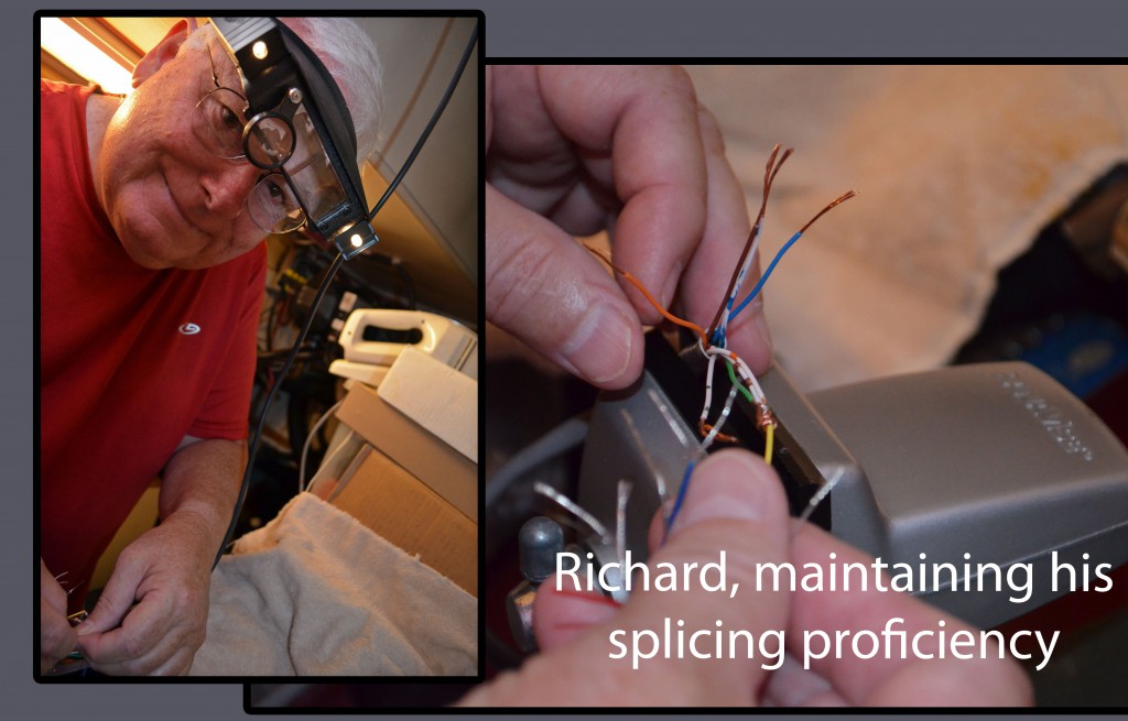 The next time there's an undersea fiber cut, Richard is ready to splice!